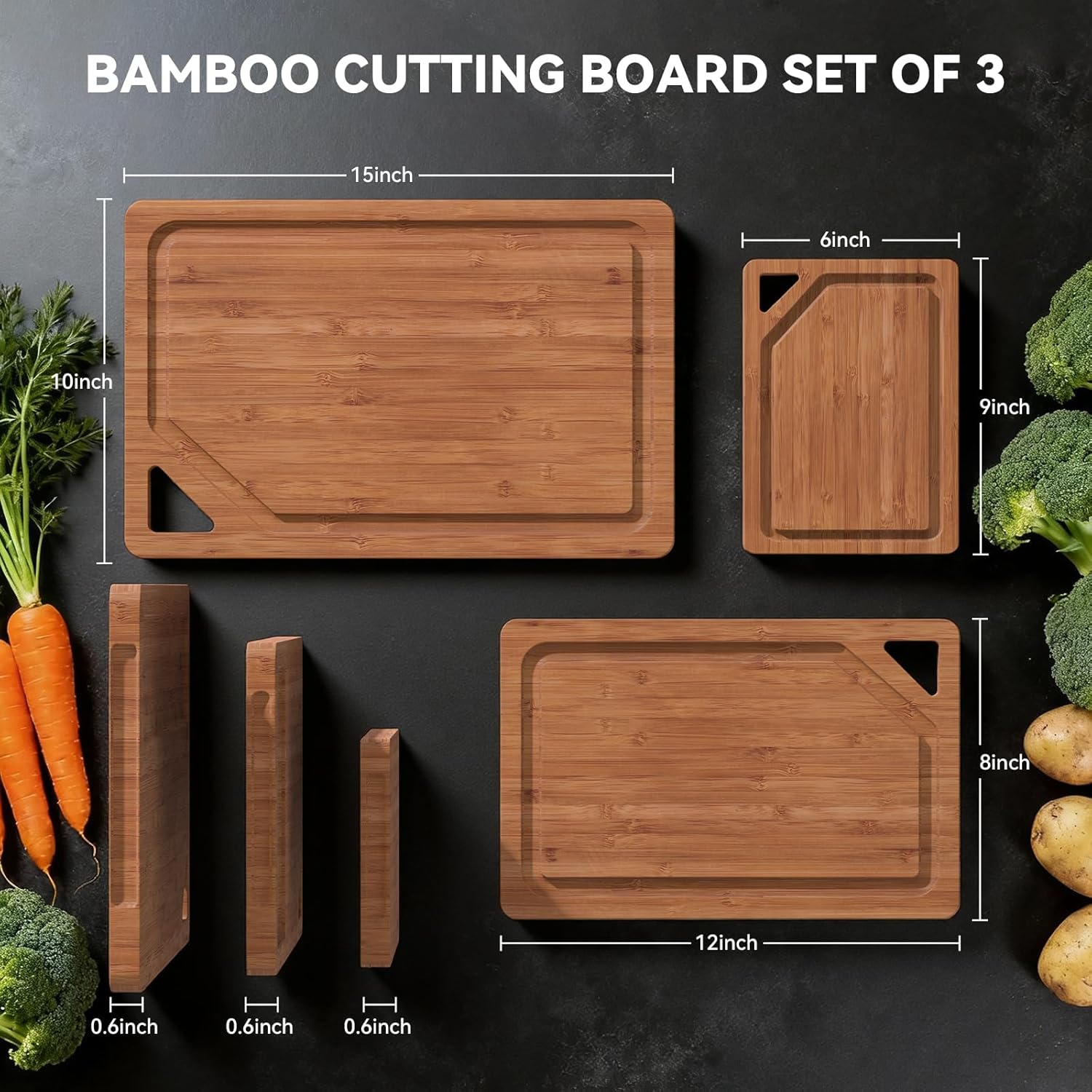 Bamboo Cutting Boards for Kitc – Meal Prep Juice recenzja i cena