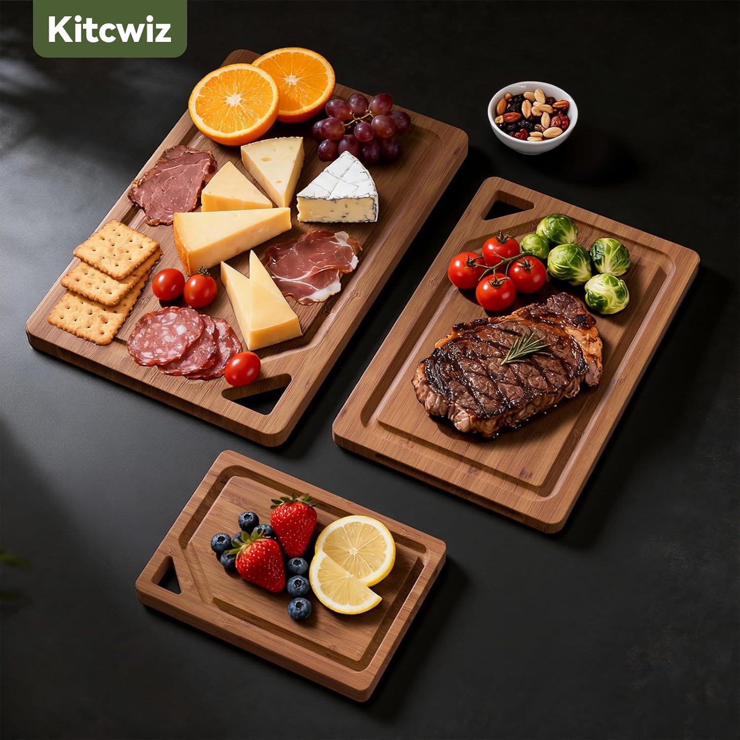 Bamboo Cutting Boards for Kitc – Meal Prep Juice recenzja i cena